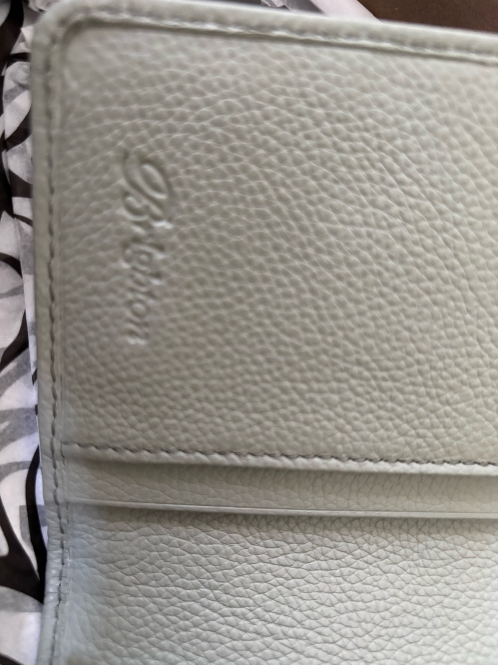 Brand new Brighton interlock large wallet with strap Sage - Picture 7 of 14